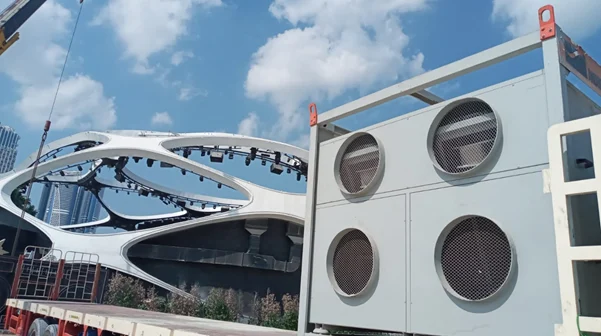 Air conditioning rental cools guests