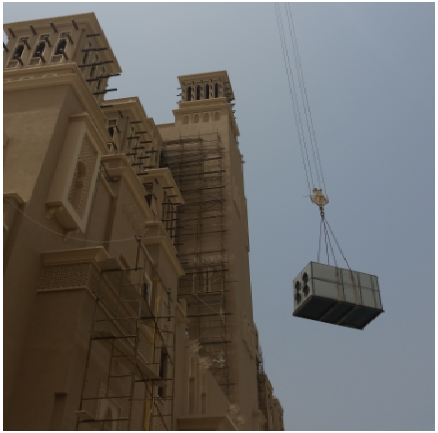 Andrews Sykes provides temporary cooling & dehumidification solution to a local hotel, resort & spa in Ajman