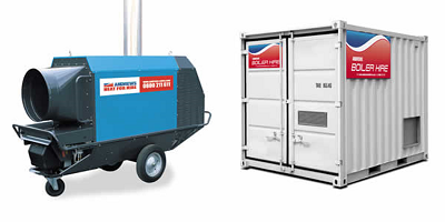 Indirect Fired Oil Heaters Hire